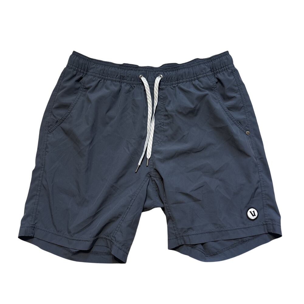 Vuori Kore Shorts Mens Medium M Charcoal Gray 7" Lined Athletic Running V302